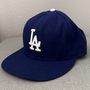 New Era MLB LA Dodgers Blue Fitted Hat